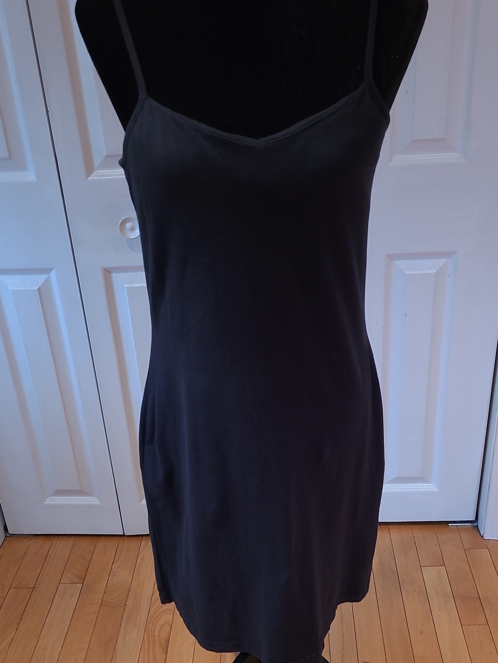 Spiegel Little Black  Dress with Thin Straps and Built-in Bra